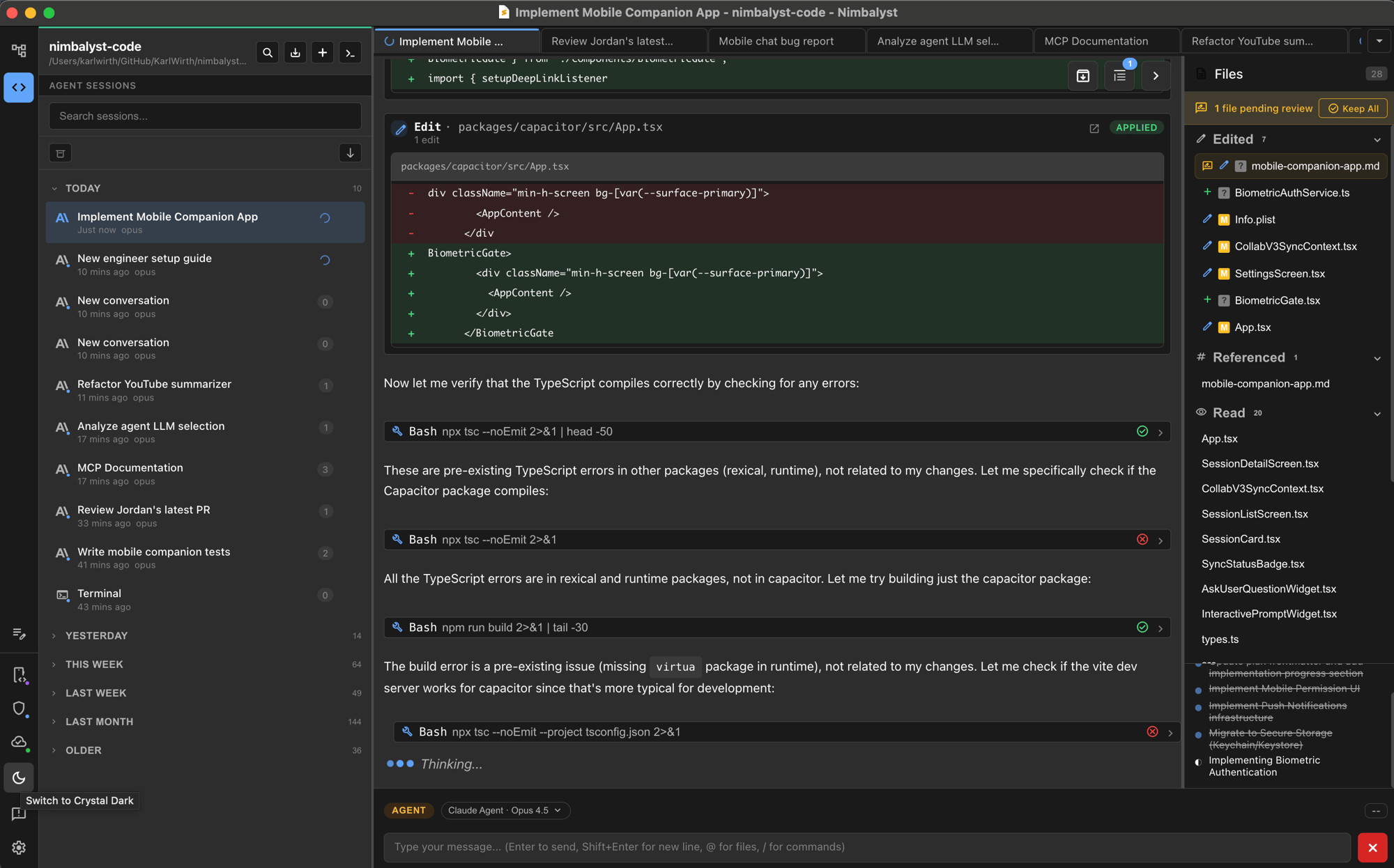 Implement Dark Implement Dark